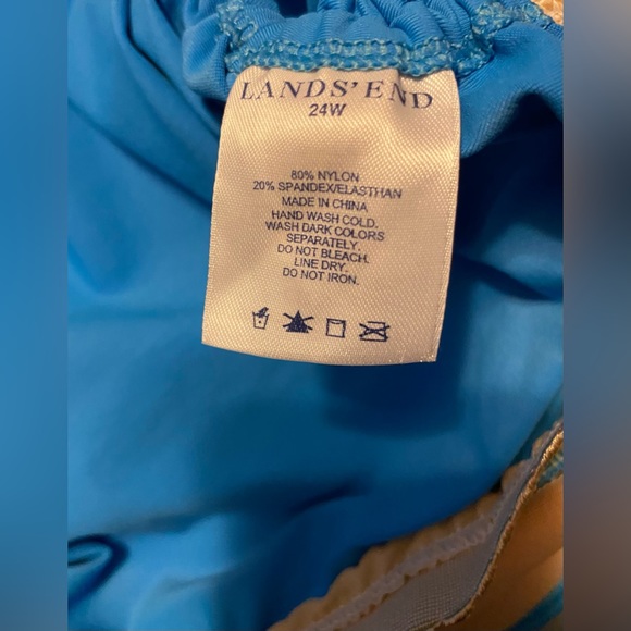 Lands’ End Plus Size Tankini Top 24W - Picture 5 of 7